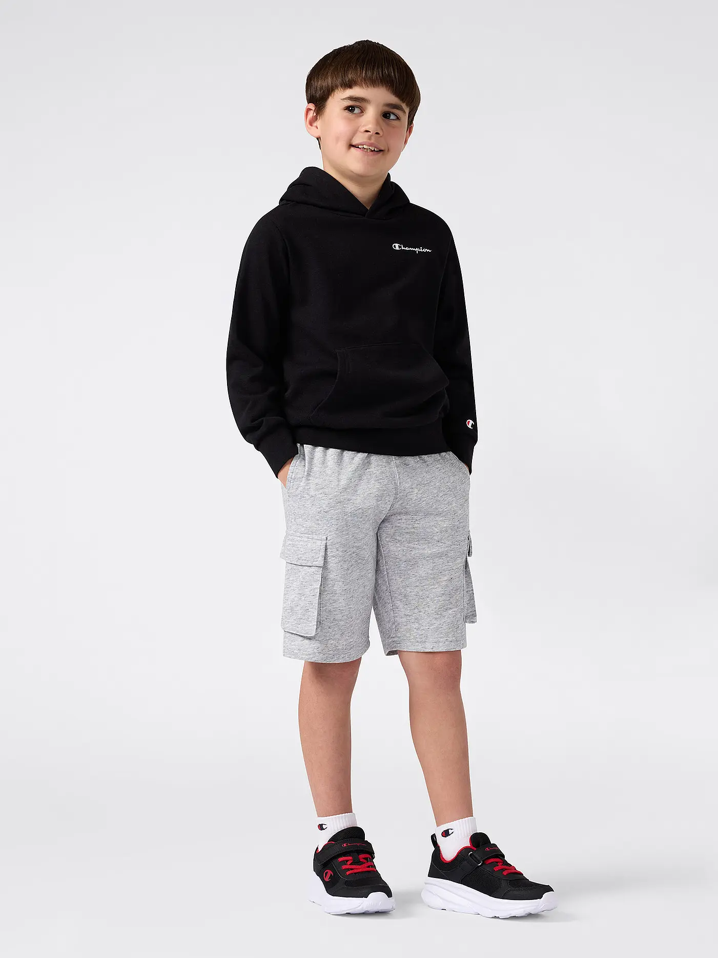 CHAMPION | Jungen Sweater | schwarz